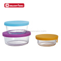 High Borosilicate Glass Food Container with Silicone Lid